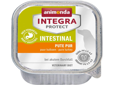 Ushqim i lëngëshëm për qen veterinar, Animonda Integra, Intestinal, me mish qure, 150 gr.