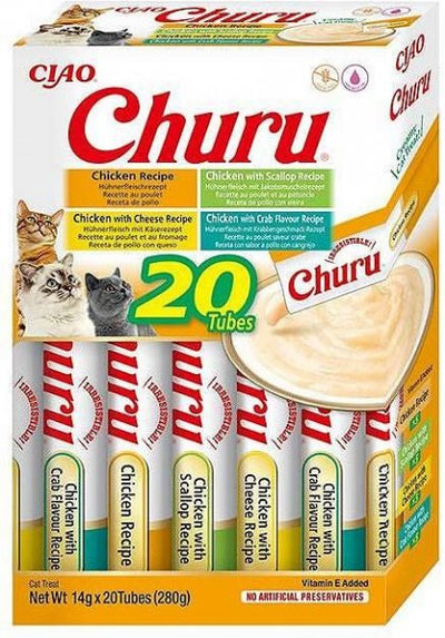 Churu 20 copeshe, kombinimi me pulë, 280 gr. ( 20 pcs.)