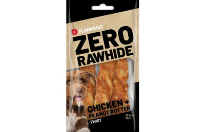 Zero Rawhide, Twister, Chicken+ Peanut Butter, 12.5 cm, 3 pcs, 120 gr.