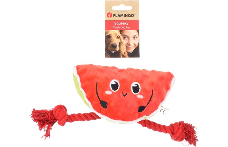 Lodër për qen,Squeaky Watermelon, Flamingo