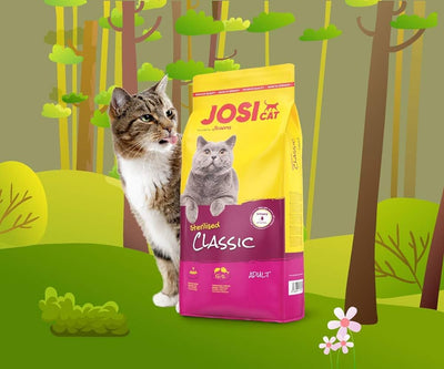 Ushqim i thatë për mace, JOSICAT STERILISED CLASSIC 1.9 KG.