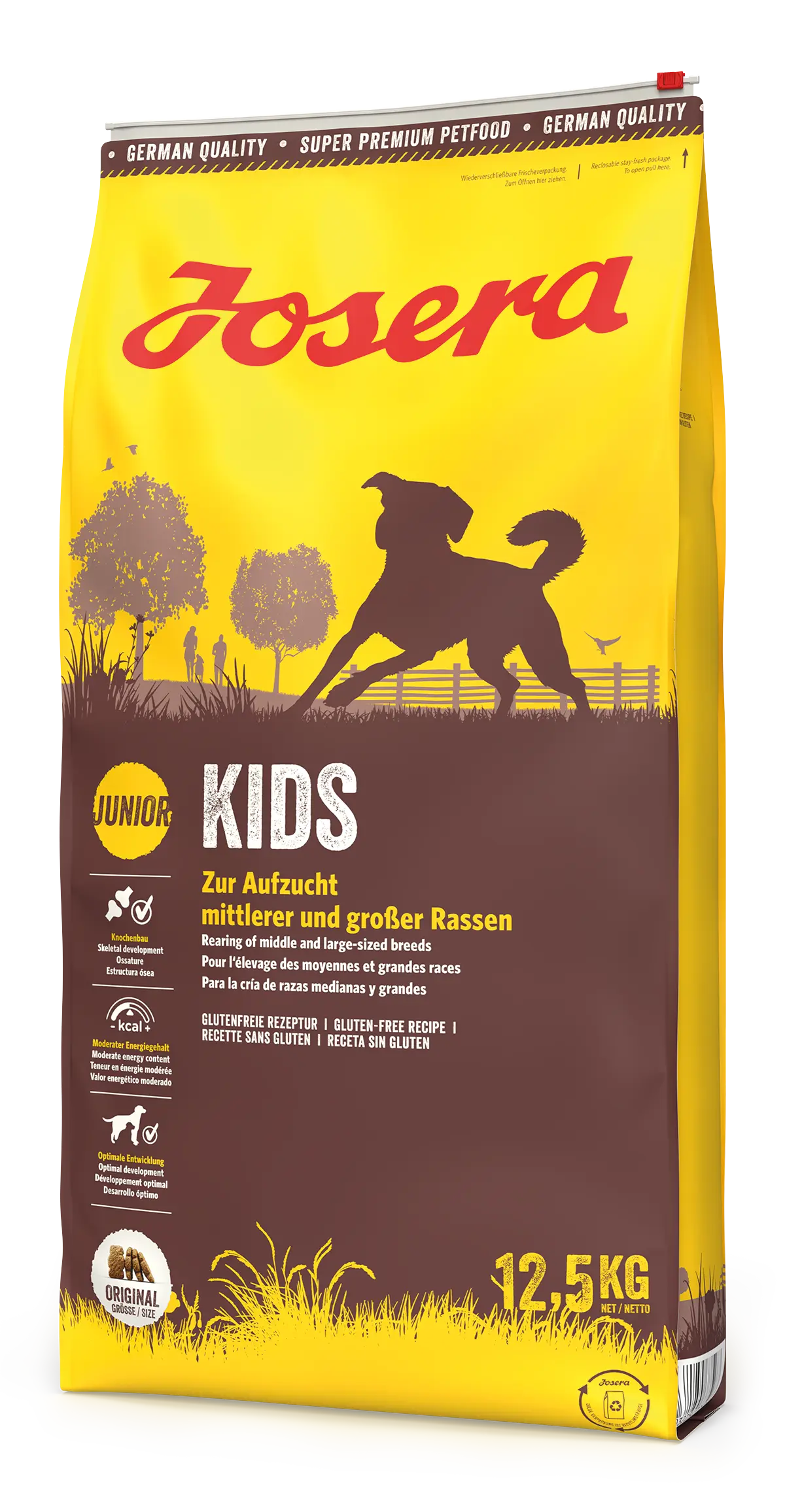 Ushqim i thatë për qen, JOSERA KIDS, 12.5 KG