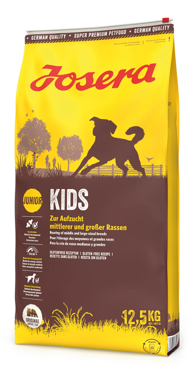 Ushqim i thatë për qen, JOSERA KIDS, 12.5 KG