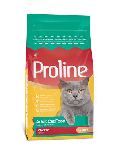 Ushqim për mace adulte, Proline, me pulë, 1.2 kg