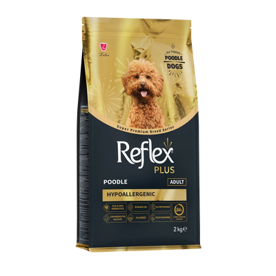 Reflex plus, ushqim kokër për racë të vogël, Poodle, adult, 2 kg