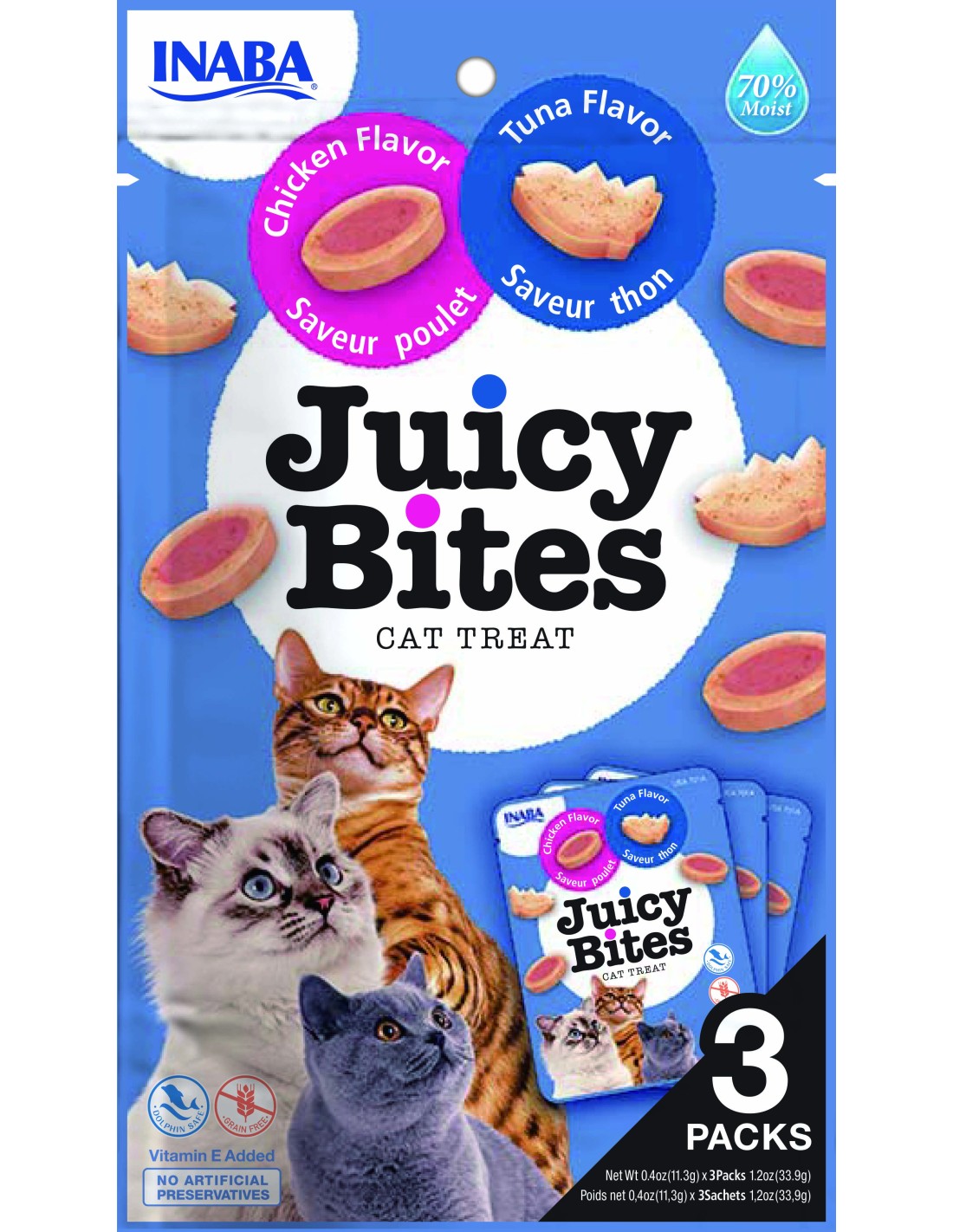 Juicy Bites, 3 pcs ( 3 x 11.3 gr).