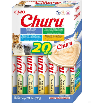 Churu 20 copeshe, kombinimi me tunë, 280 gr. ( 20 pcs.)