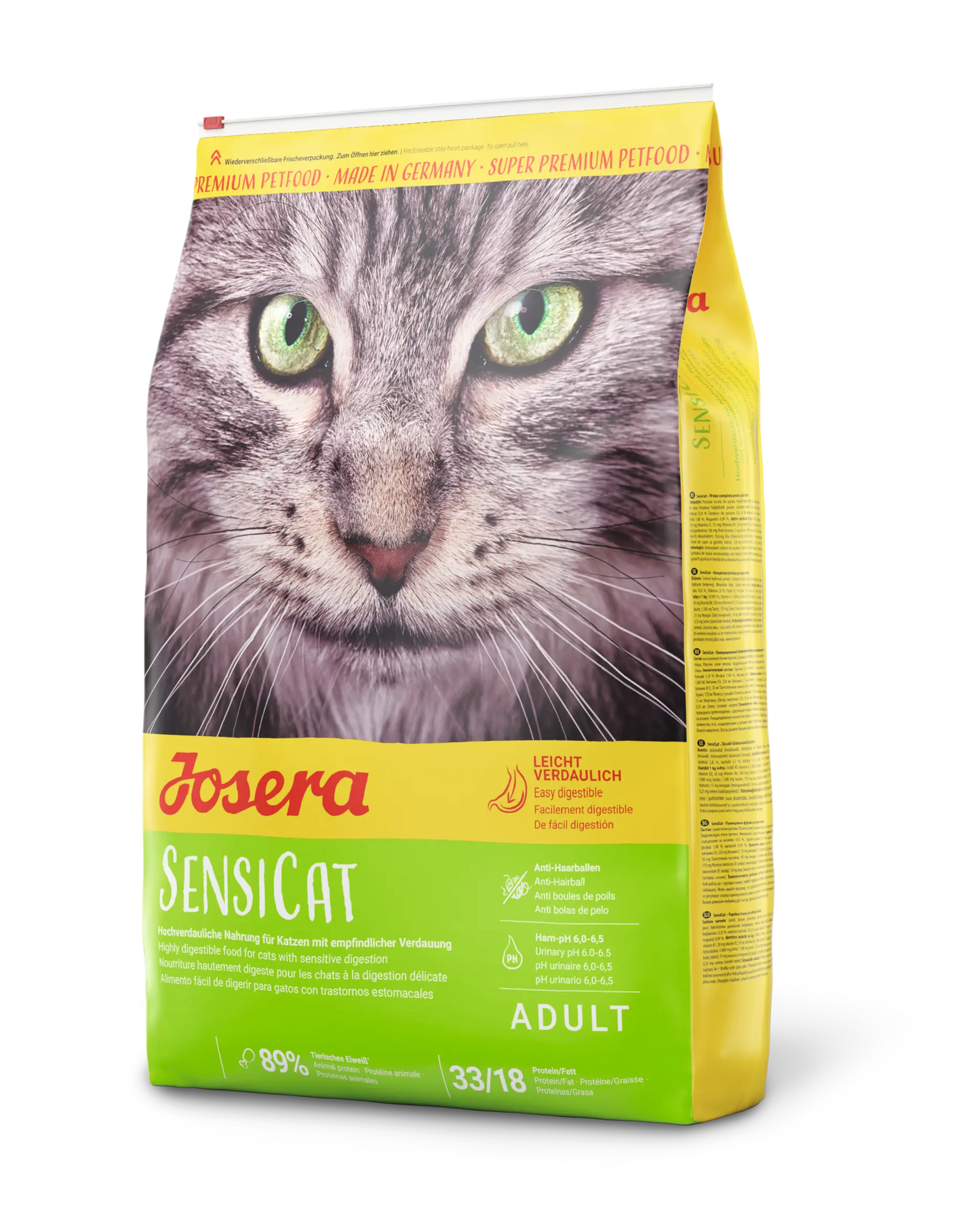 Ushqim i thatë për mace, JOSER SENSI CAT, 2 KG